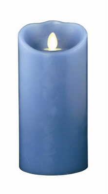 Luminara - Flameless LED Candle - Indoor - Wax - Blue - Remote Ready ...