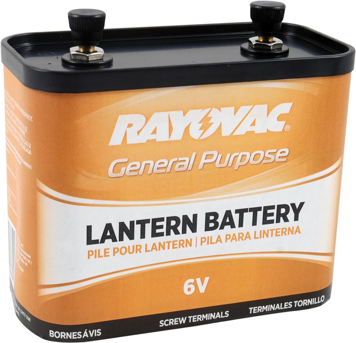 Rayovac Heavy Duty Lantern Battery 6 V Screw Terminals